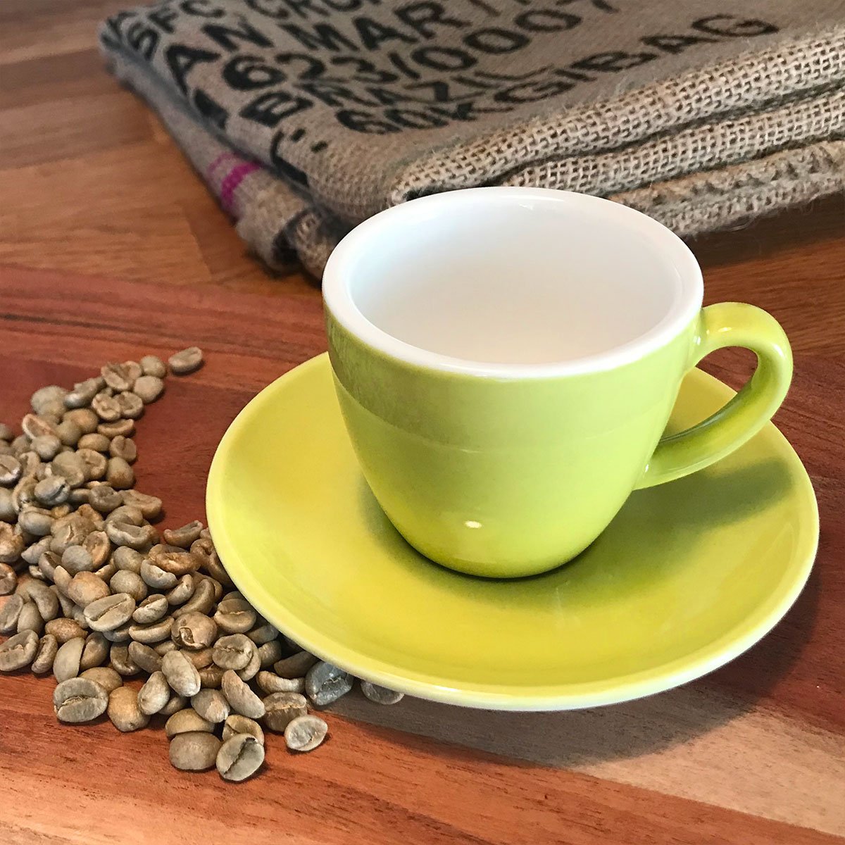 Rå kaffebønner - Kaffefristeriet